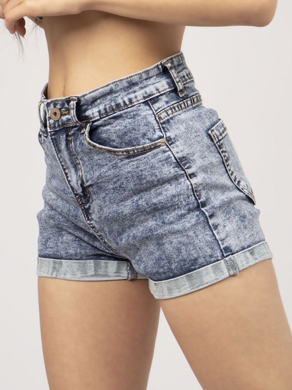 Shorts en Jean Jasper Rolled Up Style 6537