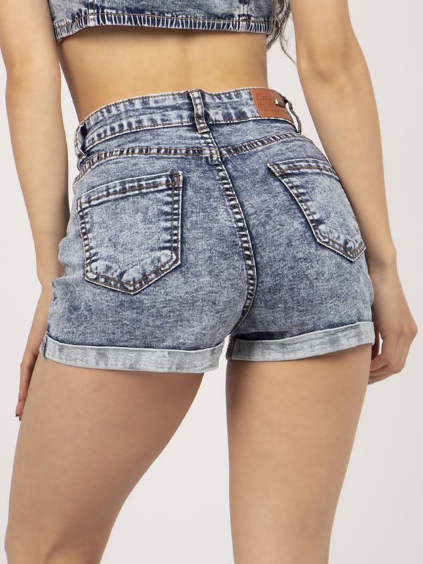 Shorts en Jean Jasper Rolled Up Style 6537