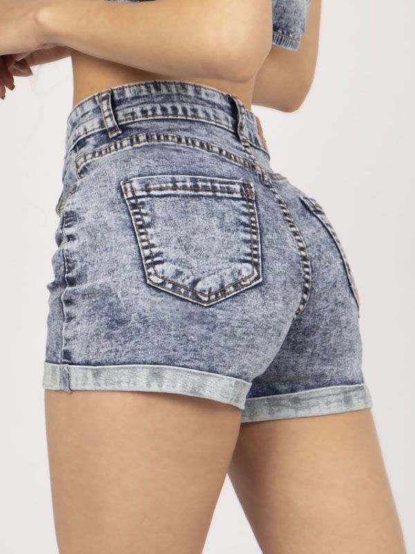 Shorts en Jean Jasper Rolled Up Style 6537