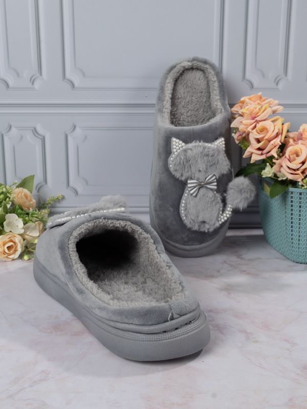 Babuchas de Peluche Kawaii Cat R149-10W
