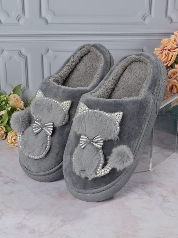 Babuchas de Peluche Kawaii Cat R149-10W