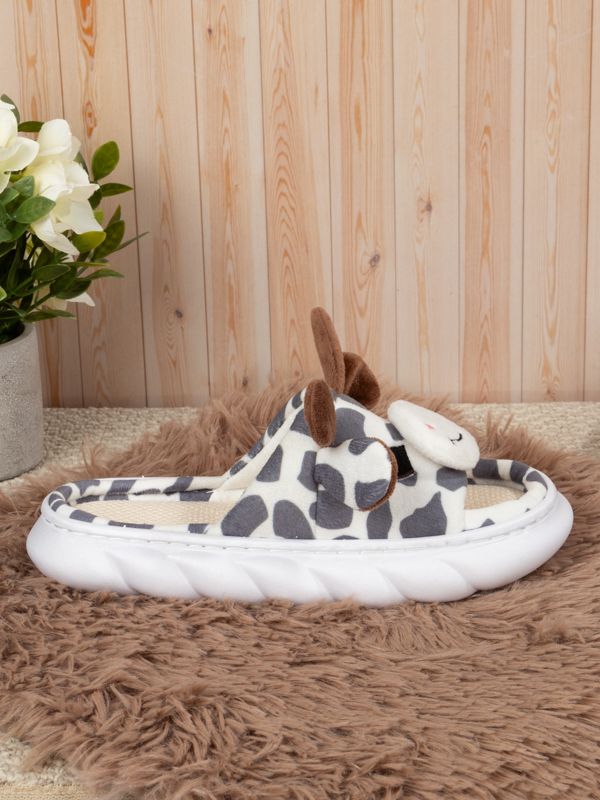 Pantuflas con Jirafas Kawaii de Peluche R149-15W