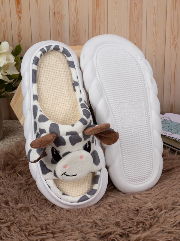 Pantuflas con Jirafas Kawaii de Peluche R149-15W