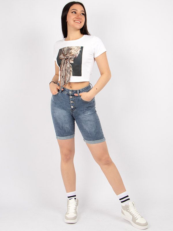 Short tipo on sale bermuda mujer