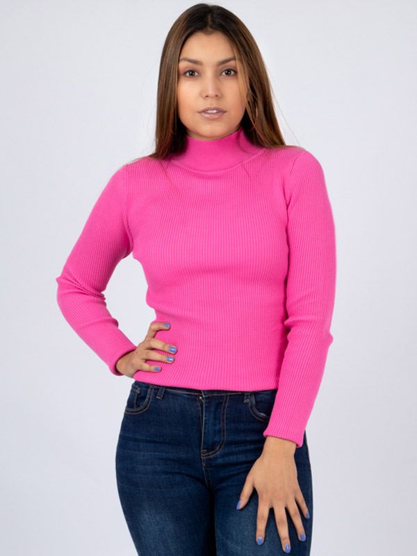 Buzo Cuello Tortuga semi-ajustado con Escote atrás 50804