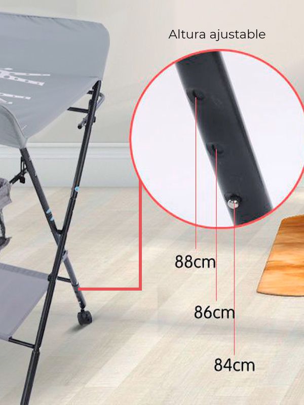 Cambiador Plegable portátil para Bebés CM