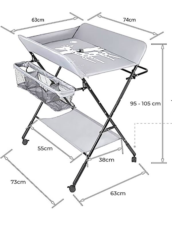 Cambiador Plegable portátil para Bebés CM