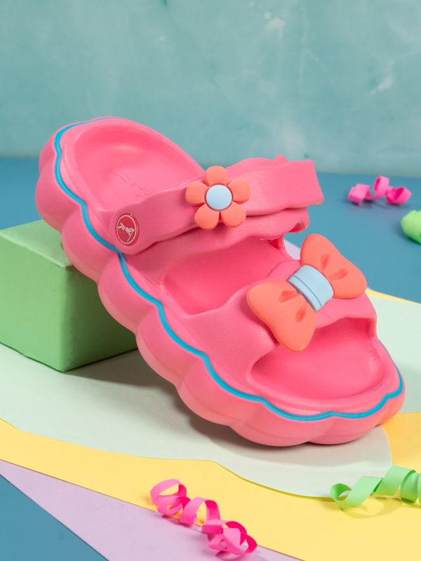 Chanclas de Flores para Niñas P183K