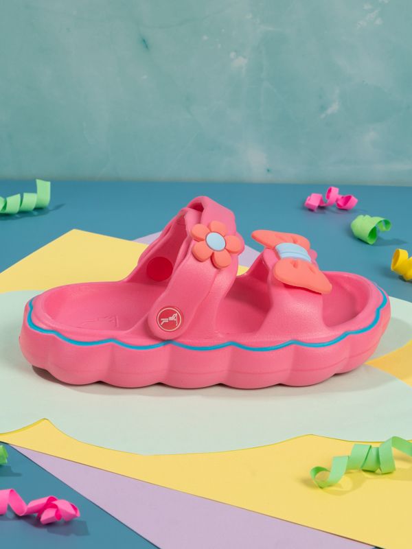 Chanclas de Flores para Niñas P183K