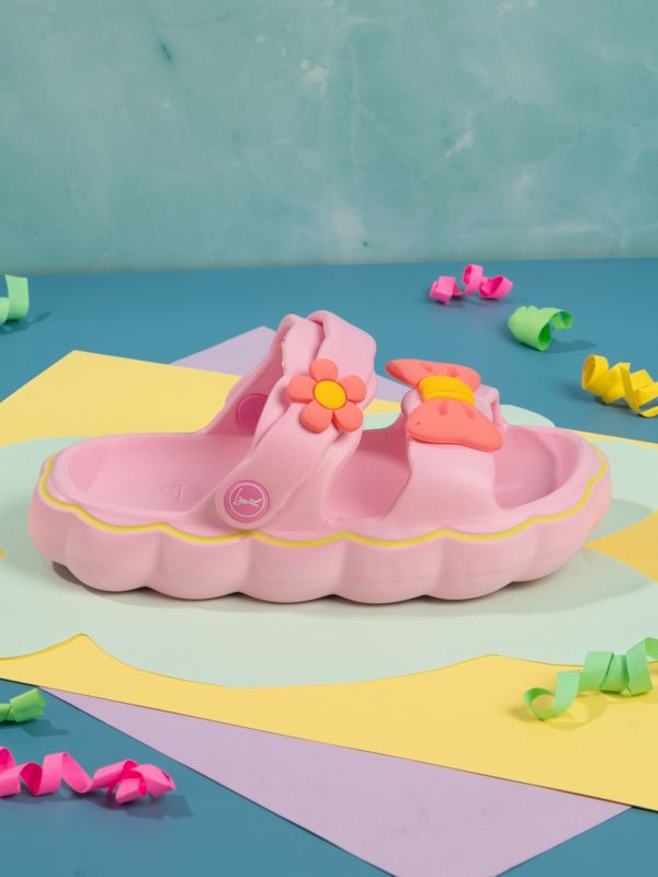 Chanclas de Flores para Niñas P183K