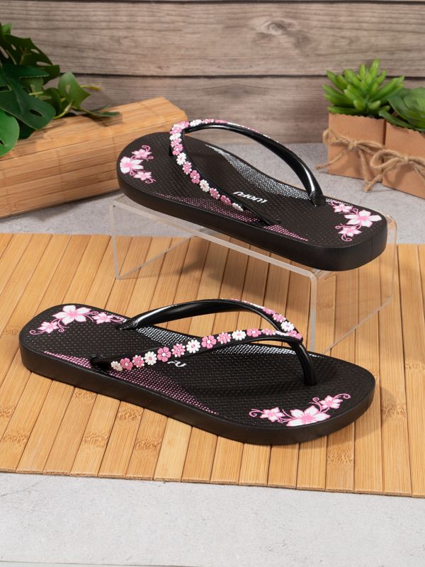Chanclas Loufu Floral Design F1159W