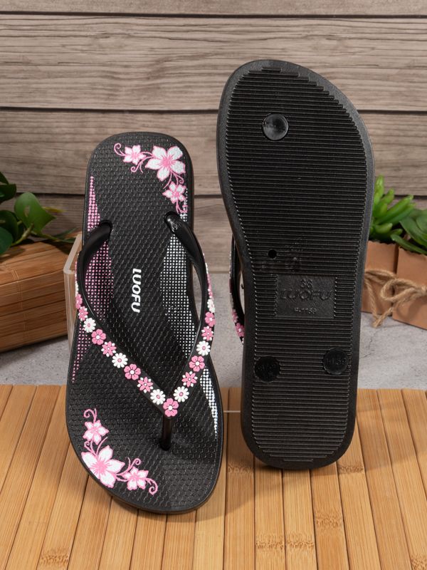 Chanclas Loufu Floral Design F1159W