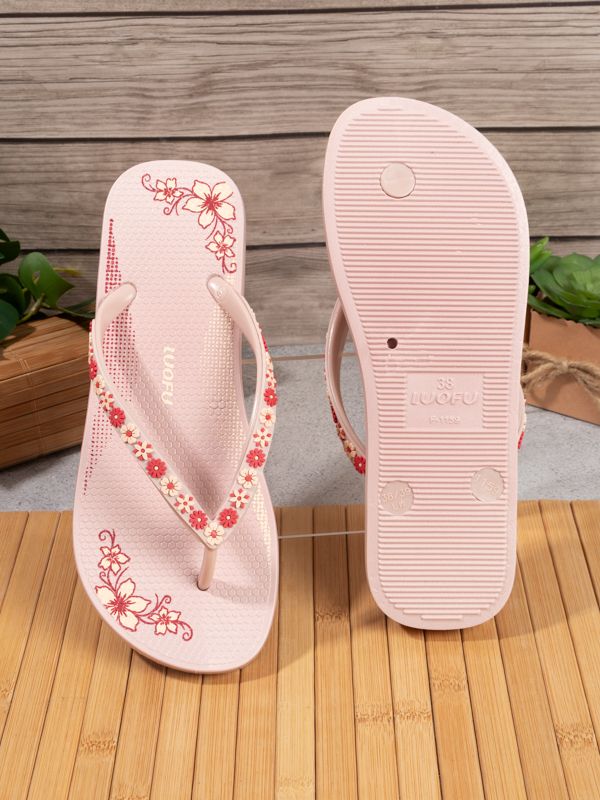 Chanclas Loufu Floral Design F1159W