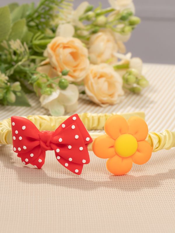 Diadema Delgada Diseño de Flores Animalitos y Moños