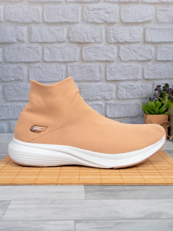 Tenis Deportivos tipo Bota sin cordones EH01