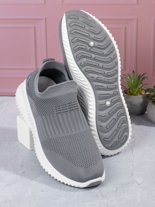 Tenis deportivos sin cordones para mujer F51A
