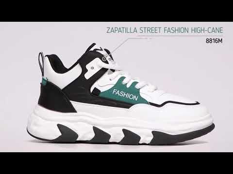 Zapatilla Street Fashion high-cane Style 8817M