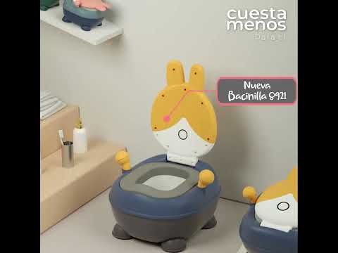 Bacinilla baño portable en forma de conejito para Niños 8921