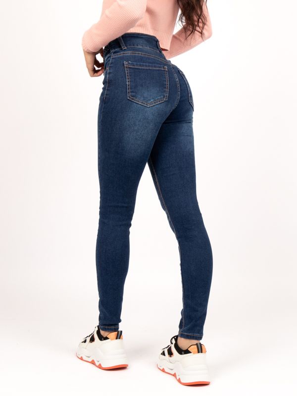 Jean ajustado Decorative Braided Belt 5699