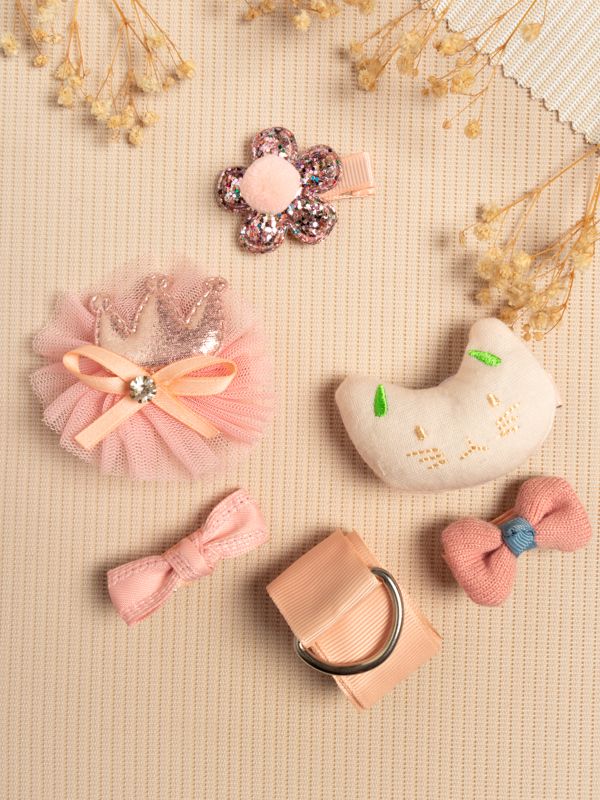 Juego de Pinzas y Moñitas con Diseños variados