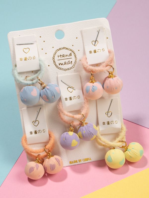 Juego de Moñitas con Forma de bolitas