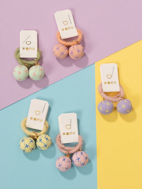 Juego de Moñitas con Forma de bolitas