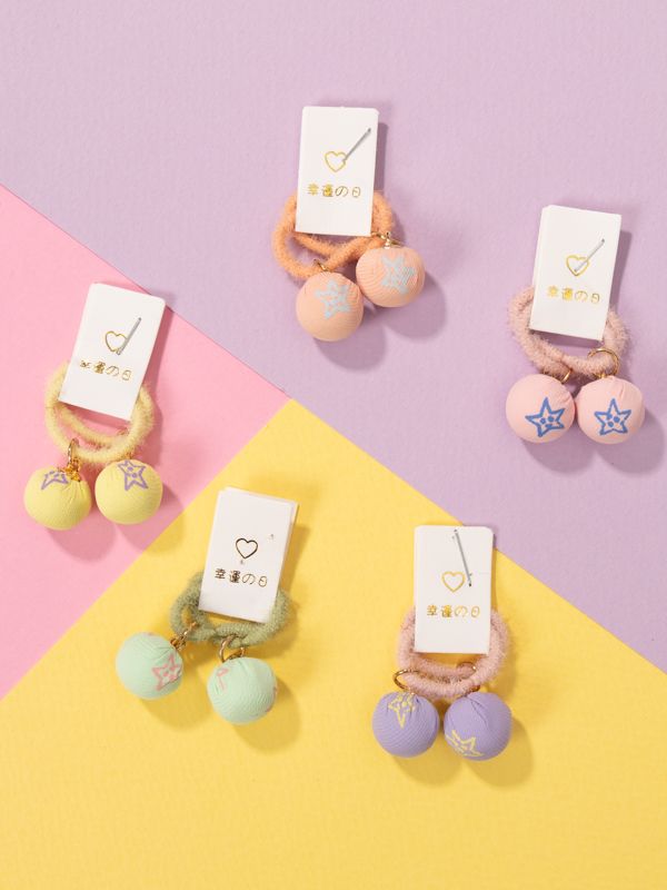Juego de Moñitas con Forma de bolitas