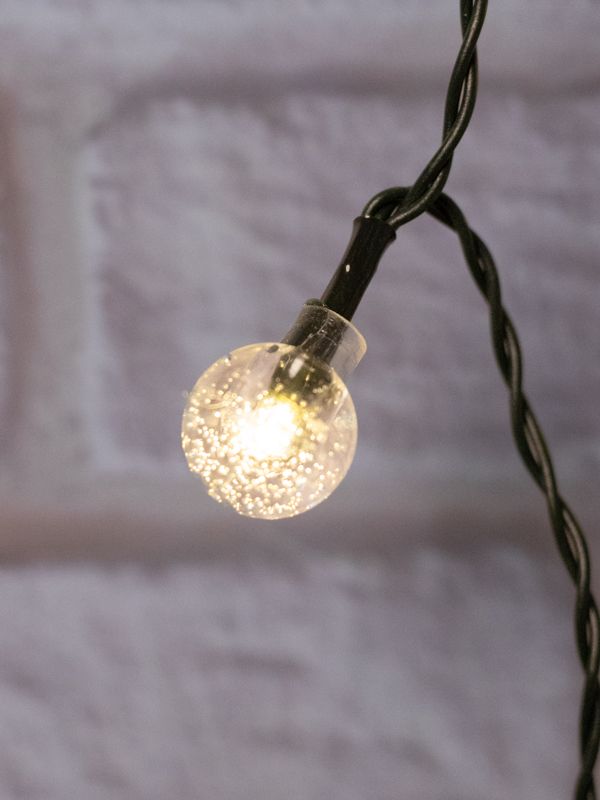 Luces Led Decorativas Diseño en Flores y Bolitas de 2 Mts