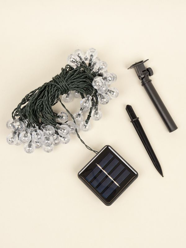 Tira de Luces Led Decorativas en Flores y Bolitas de 4 Mts
