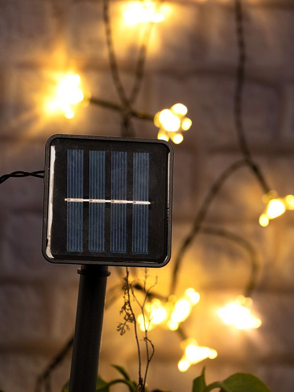Luces Led Decorativas Diseño en Flores y Bolitas de 2 Mts