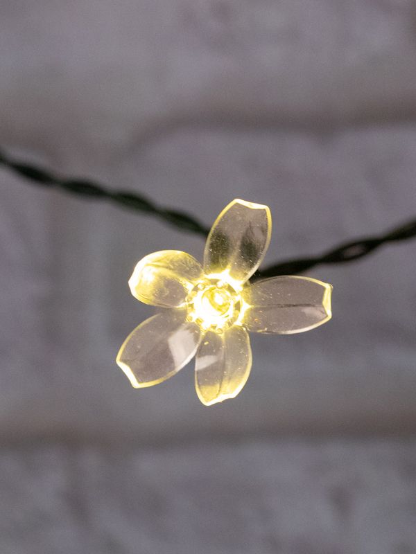 Tira de Luces Led Decorativas en Flores y Bolitas de 4 Mts