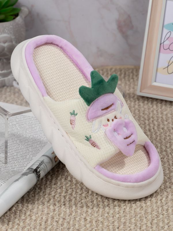 Pantuflas Rabbit's carrot Kawaii R149-5W