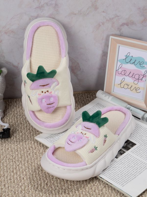 Pantuflas Rabbit's carrot Kawaii R149-5W