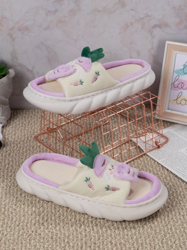 Pantuflas Rabbit's carrot Kawaii R149-5W