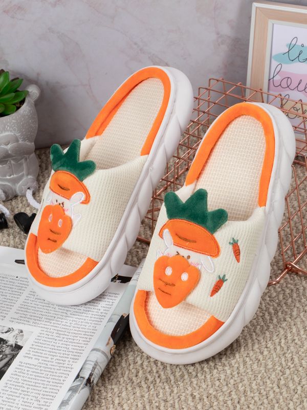 Pantuflas Rabbit's carrot Kawaii R149-5W