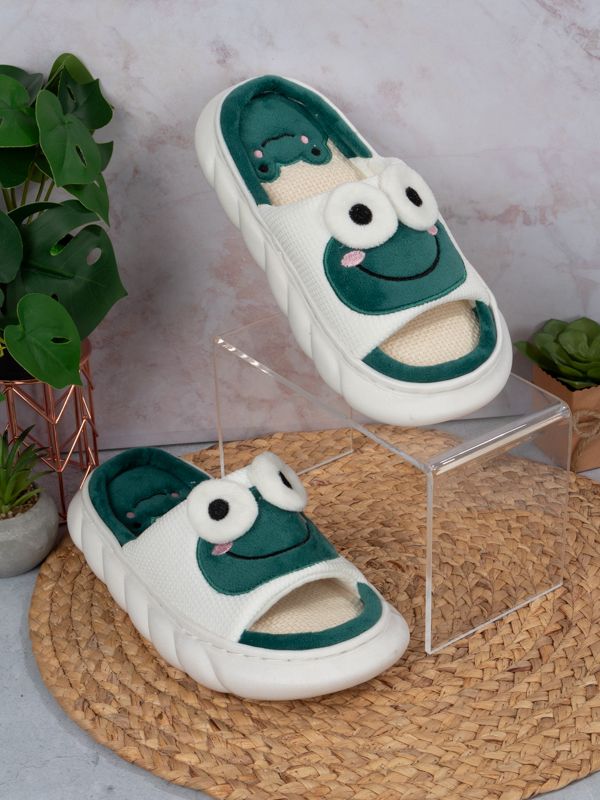 Pantuflas Croac de Diseño Kawaii R149-3W