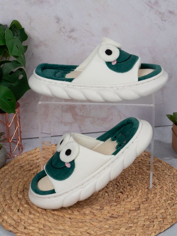 Pantuflas Croac de Diseño Kawaii R149-3W