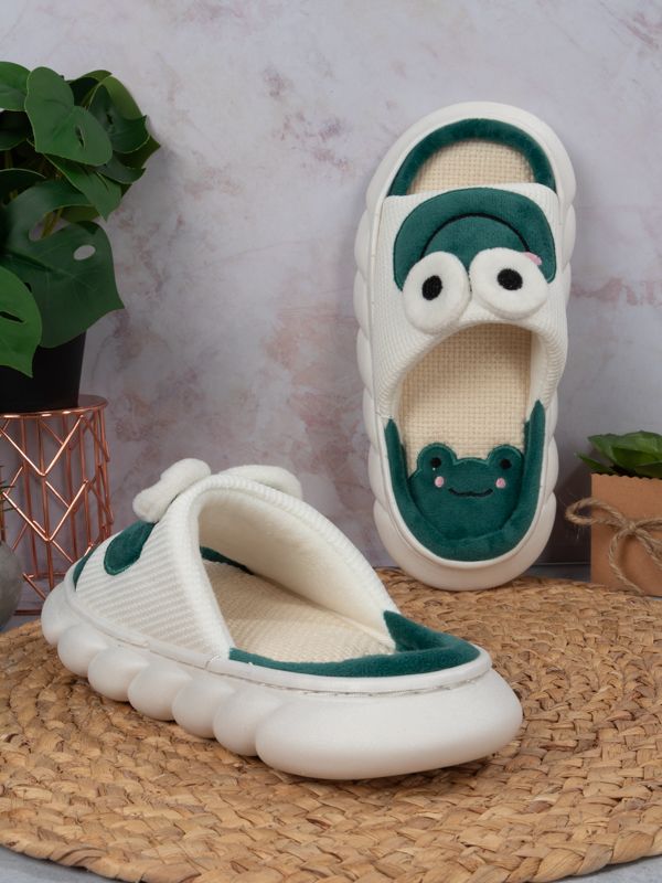 Pantuflas Croac de Diseño Kawaii R149-3W