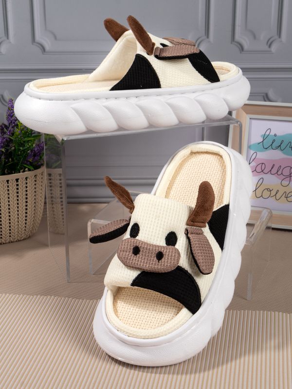 Pantuflas con motivo de Vaquita R185W