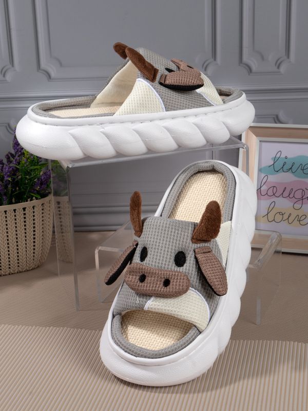 Pantuflas con motivo de Vaquita R185W