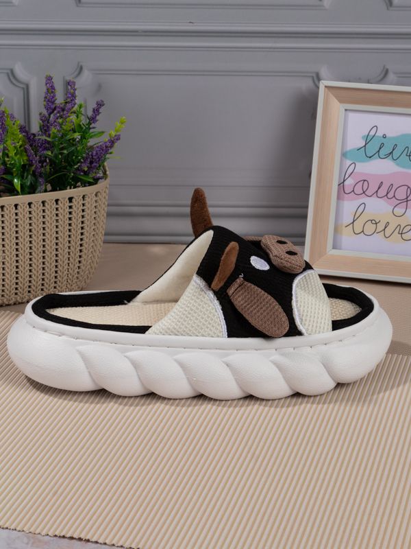 Pantuflas con motivo de Vaquita R185W