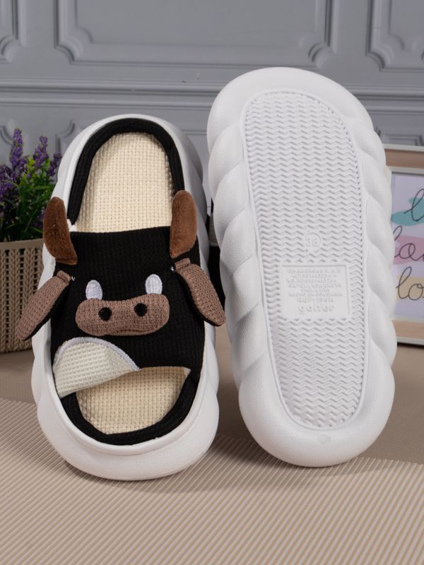 Pantuflas con motivo de Vaquita R185W