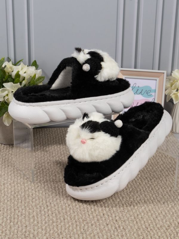Pantuflas de Felpa motivo Cute-Cat 185-6W