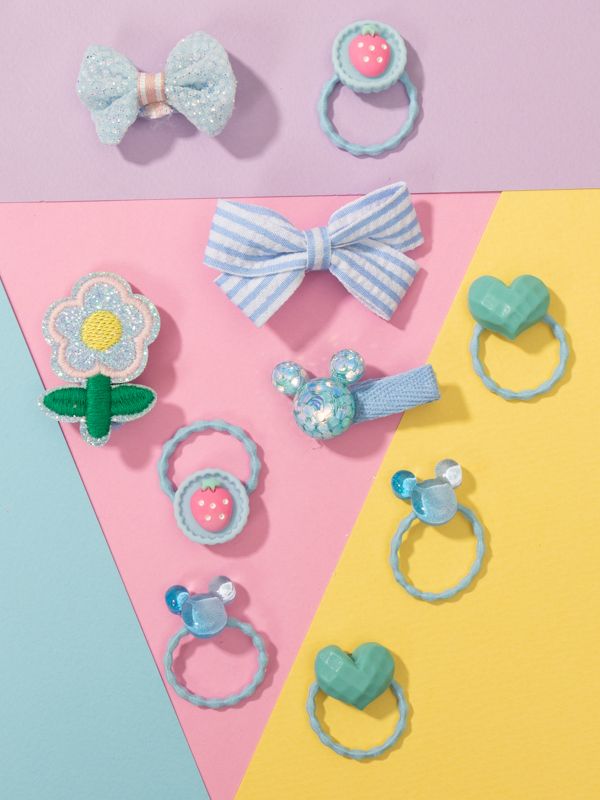 Paquete de 10 Moñitas de colores y diseños variados