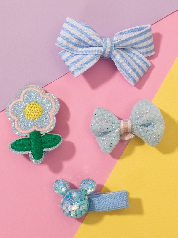 Paquete de 10 Moñitas de colores y diseños variados
