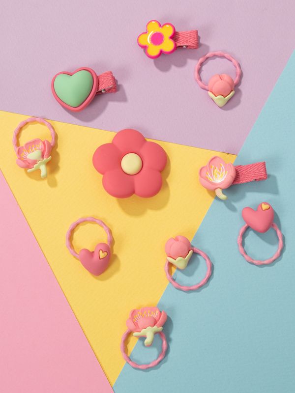 Paquete de 10 Moñitas de colores y diseños variados