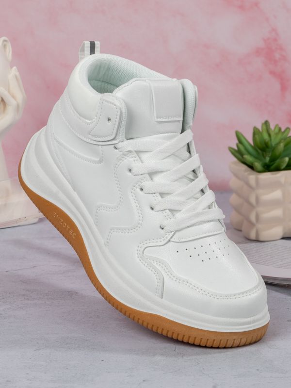 Zapatilla tipo baloncesto para mujer PU28AW