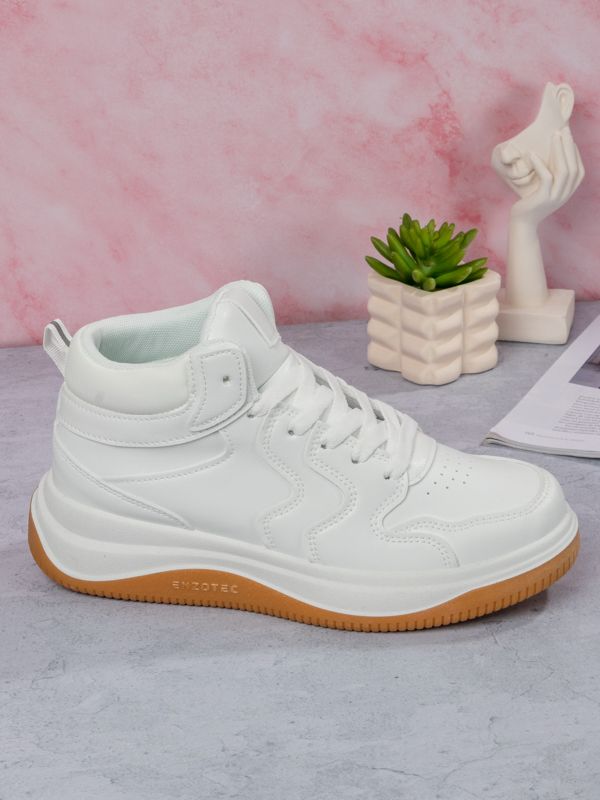 Zapatilla tipo baloncesto para mujer PU28AW