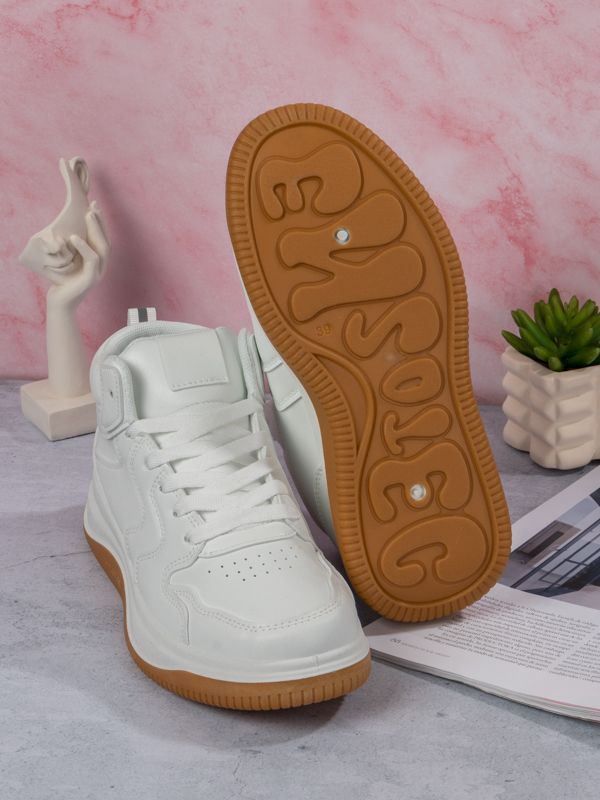 Zapatilla tipo baloncesto para mujer PU28AW
