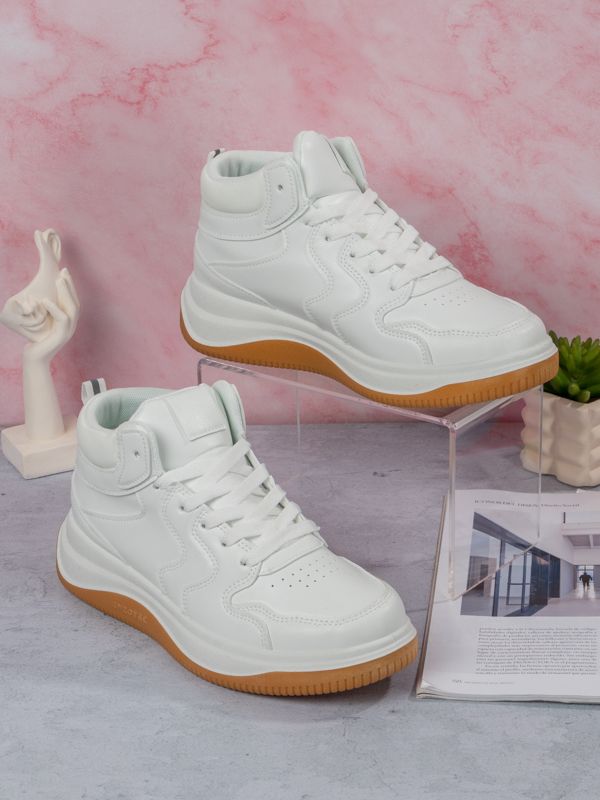 Zapatilla tipo baloncesto para mujer PU28AW